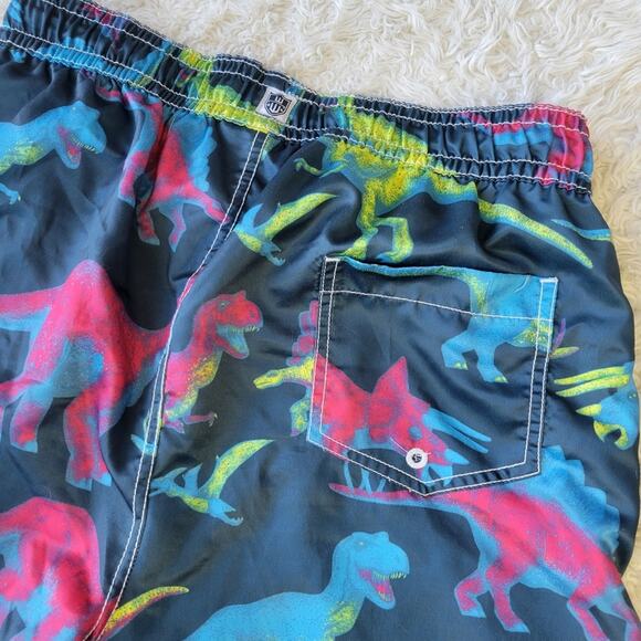 Wes and Willy dinosaur Volley Swim Trunks medium - Picture 3 of 5